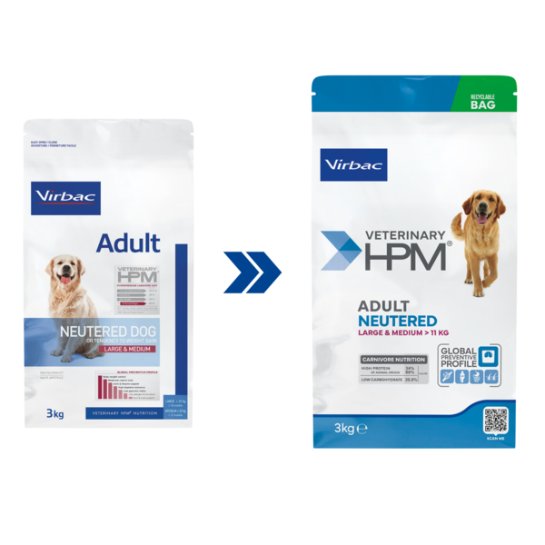 ADULT NEUTERED LARGE & MEDIUM DOG - Foder til voksne hunde - Neutraliserede hunde